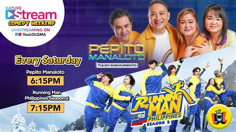 Kapuso Stream: PEPITO MANALOTO, RUNNING MAN .